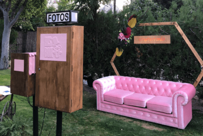 Decorado para bodas chester rosa risbox